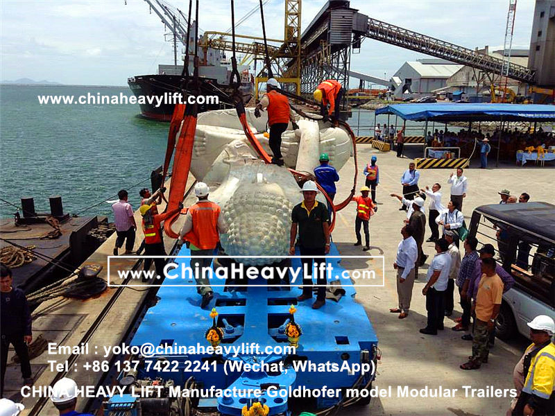 Chinaheavylift manufacture Goldhofer Modular Trailer hydraulic multi axle platform vehicle, www.chinaheavylift.com