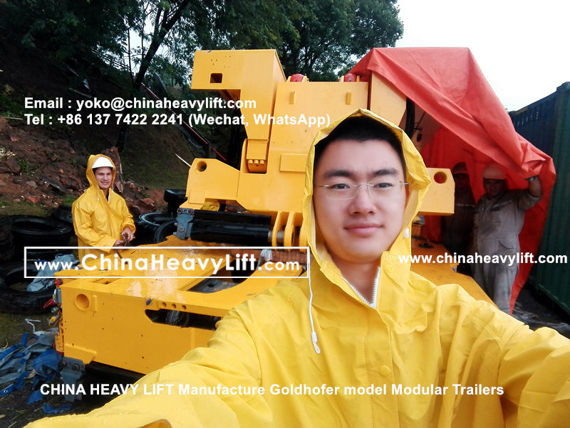 Chinaheavylift manufacture Goldhofer Modular Trailer hydraulic multi axle platform vehicle, www.chinaheavylift.com