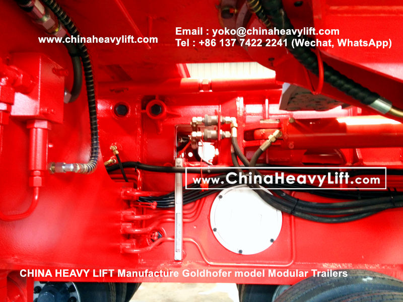 Chinaheavylift manufacture Goldhofer Modular Trailer hydraulic multi axle platform vehicle, www.chinaheavylift.com