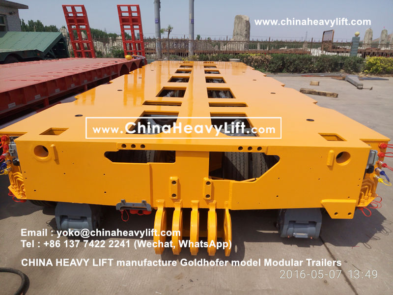 Goldhofer Heavy duty Modules from Chinaheavylift