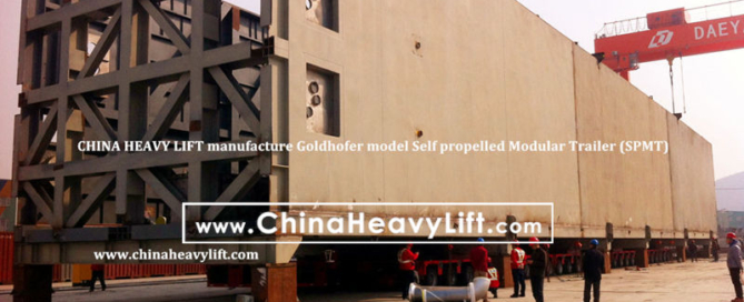 Chinaheavylift manufacture Goldhofer PST/SL SPMT Self Propelled Modular Transporter and Modular Trailer, www.chinaheavylift.com