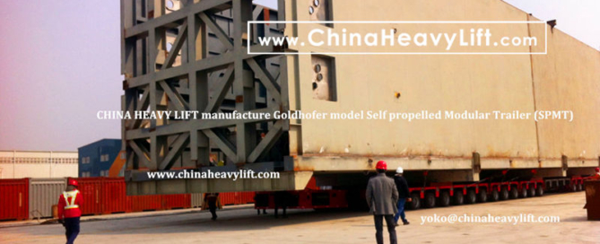 Chinaheavylift manufacture Goldhofer PST/SL SPMT Self Propelled Modular Transporter and Modular Trailer, www.chinaheavylift.com